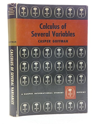 Stock image for Calculus of Several Variables. for sale by G. & J. CHESTERS