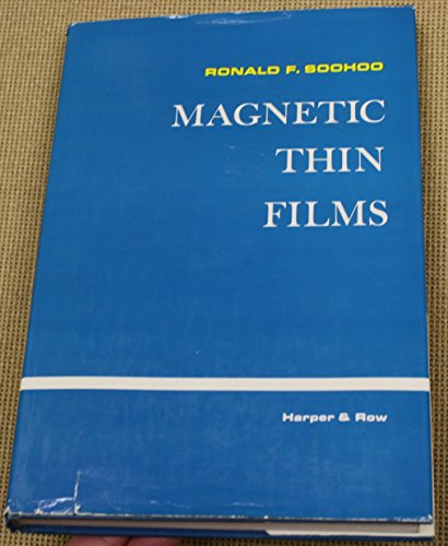 Beispielbild fr Magnetic Thin Films zum Verkauf von Zubal-Books, Since 1961