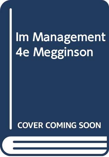 Stock image for Management Concepts and Applications, 4th Edition. Instructor's Manual for sale by Virginia Martin, aka bookwitch