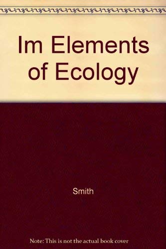 Im Elements of Ecology (9780063663343) by Smith