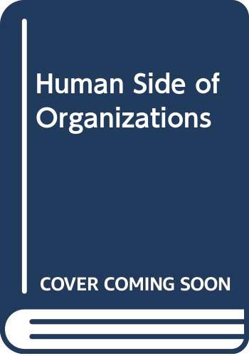 9780063847200: Human Side of Organizations
