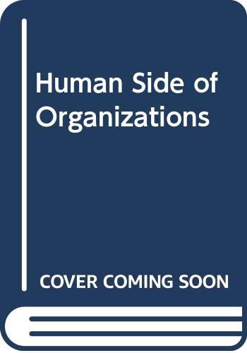 9780063847200: The human side of organizations