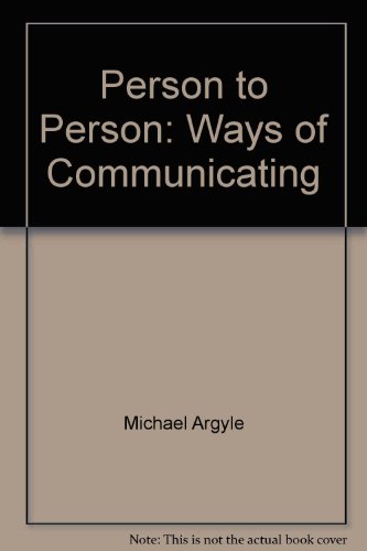 9780063847460: Person to Person: Ways of Communicating