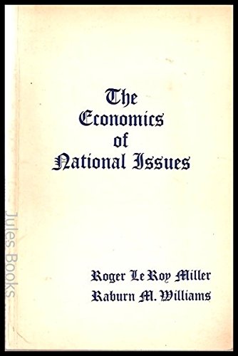 Beispielbild fr The Economics of National Issues zum Verkauf von Wonder Book