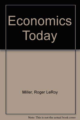 Beispielbild fr Economics Today zum Verkauf von Anderson Book