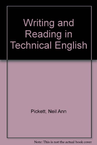 Stock image for Writing and reading in technical English for sale by Webster's Bookstore Cafe, Inc.