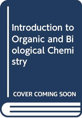 Beispielbild fr Introduction to organic and biological chemistry zum Verkauf von Wonder Book