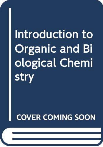 Stock image for Introduction to organic and biological chemistry for sale by Wonder Book