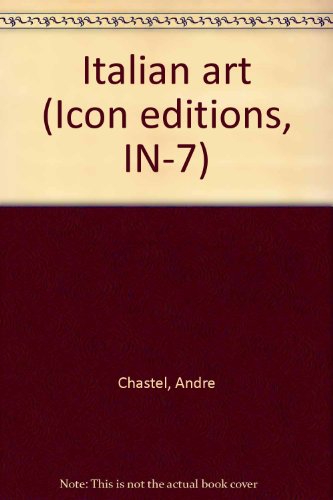 9780064300070: Title: Italian art Icon editions IN7