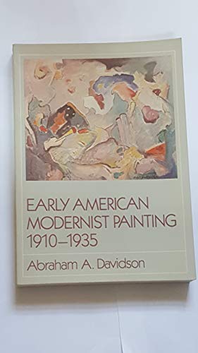Beispielbild fr Early American Modernist Painting, 1910-1935 zum Verkauf von Better World Books