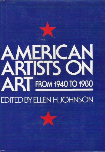 Beispielbild fr American artists on art from 1940 to 1980 (Icon editions) zum Verkauf von HPB-Red