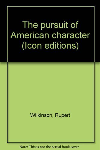 9780064388764: The pursuit of American character (Icon editions)