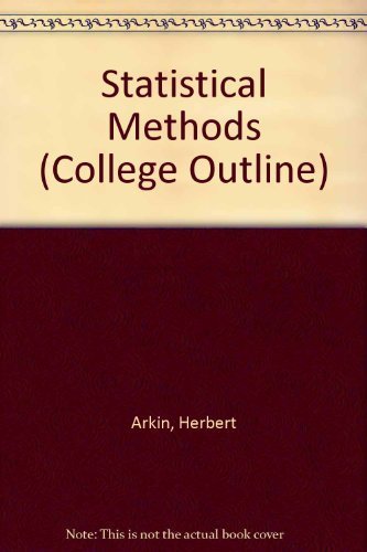 9780064600279: Statistical Methods (College Outline)