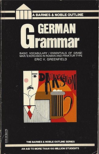 9780064600347: German Grammar (College Outline S.)