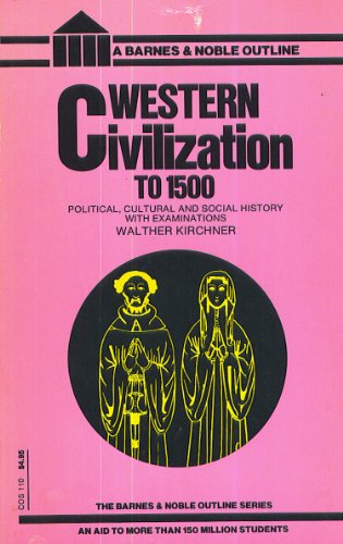 9780064601108: Western Civilization to 1500