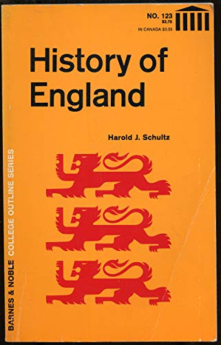 9780064601238: History of England (College Outline)