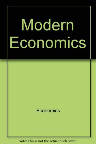 Stock image for Modern Economics (Barnes & Noble Outline Series) for sale by Wonder Book
