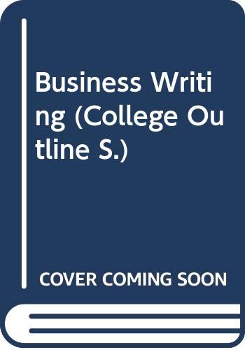 Imagen de archivo de Business Writing a la venta por Hastings of Coral Springs