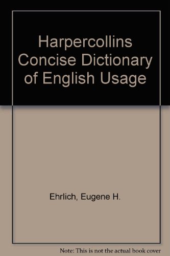 9780064610254: Harpercollins Concise Dictionary of English Usage