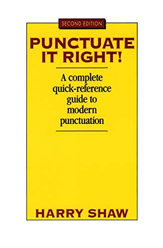 Imagen de archivo de Punctuate It Right a la venta por Better World Books: West