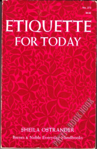 9780064632720: Etiquette for Today