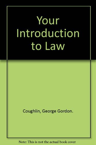 9780064632867: Your Introduction to Law