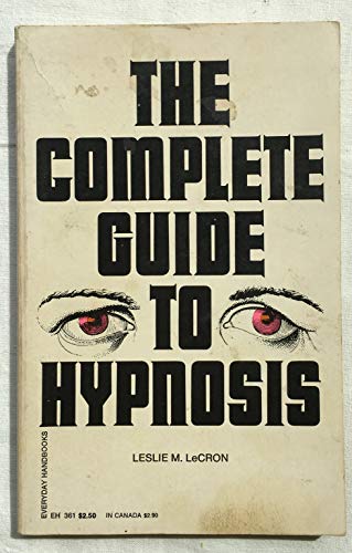 Stock image for Complete Guide to Hypnosis for sale by Open Books
