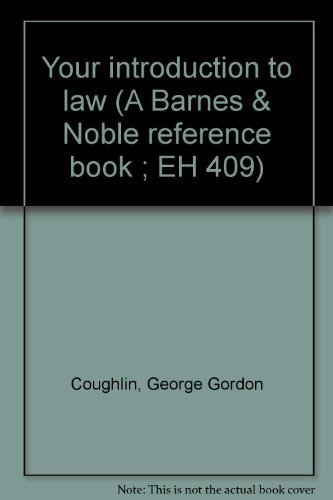 9780064634090: Your introduction to law (A Barnes & Noble reference book ; EH 409)