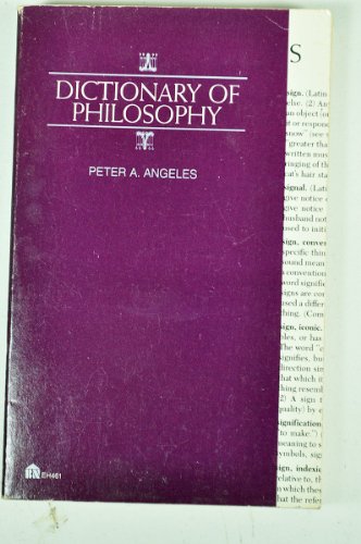9780064634618: Dictionary of Philosophy