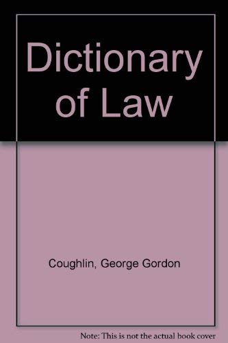 Beispielbild fr Dictionary of Law zum Verkauf von Robinson Street Books, IOBA