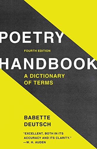 Stock image for Poetry Handbook: A Dictionary of Terms for sale by SecondSale