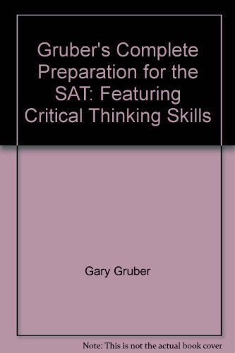 Stock image for Gruber's Complete Preparation for the SAT for sale by Better World Books