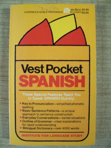 Beispielbild fr Vest Pocket Spanish (Bn4900) zum Verkauf von Wonder Book