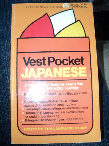 Stock image for Vest Pocket Japanese for sale by Ken's Book Haven