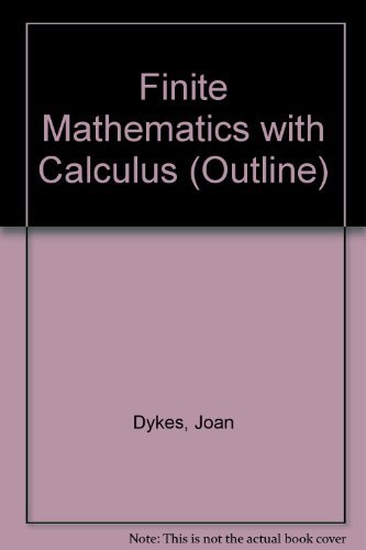 9780064671644: Finite Mathematics With Calculus (HARPERCOLLINS COLLEGE OUTLINE SERIES)