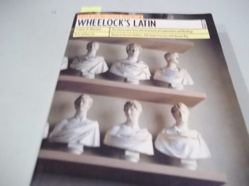 Imagen de archivo de Wheelock's Latin: 5th Editon (HarperCollins College Outline) a la venta por gearbooks