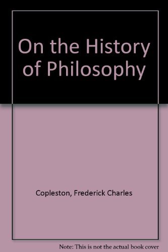 On the History of Philosophy (9780064912853) by Copleston, Frederick Charles