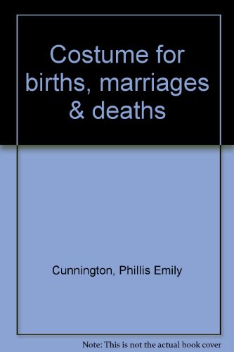 Beispielbild fr Costume for Births Marriages & Deaths zum Verkauf von Book Express (NZ)