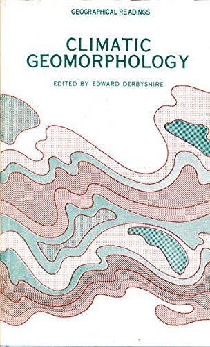 Imagen de archivo de Climatic Geomorphology a la venta por Better World Books