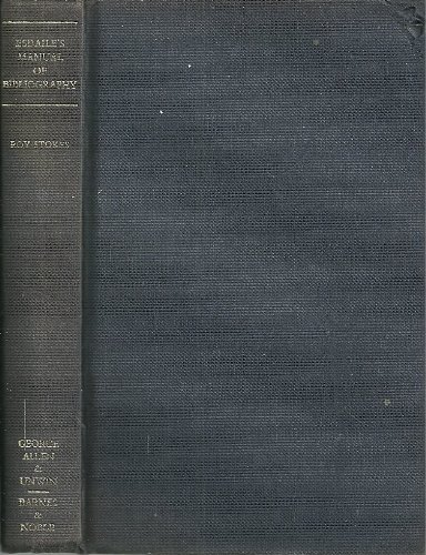 Stock image for Esdaile's Manual of Bibliography (Revised Edition) for sale by Book Stall of Rockford, Inc.