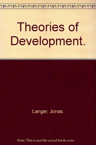 Stock image for Theories of Development. for sale by GridFreed