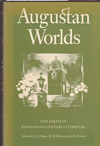 Beispielbild fr Augustan Worlds: New Essays in Eighteenth Century Literature zum Verkauf von Wonder Book