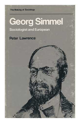 Stock image for Georg Simmel : Sociologist and European for sale by Better World Books