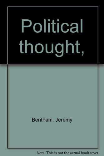 Beispielbild fr Bentham's Political Thought zum Verkauf von Windows Booksellers