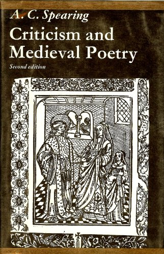 Stock image for Criticism and Medieval Poetry for sale by Better World Books