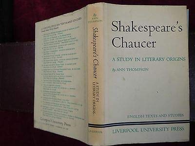 9780064968324: Shakespeare's Chaucer: A study in literary origins (Liverpool English texts and studies)