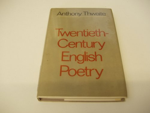 Beispielbild fr Twentieth Century English Poetry : An Introduction zum Verkauf von Better World Books
