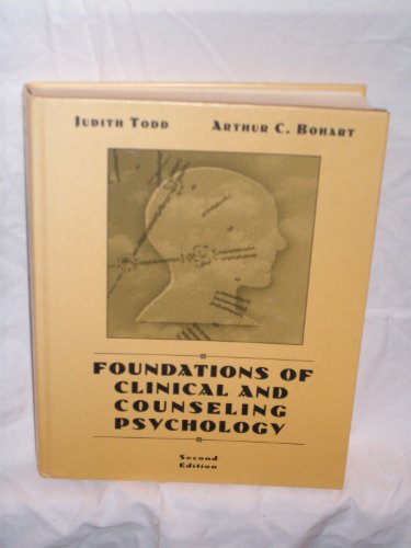 Stock image for Foundations of Clinical and Counseling Psychology for sale by Better World Books
