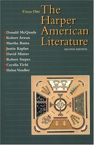9780065009644: Harper American Literature, Volume I (2nd Edition)
