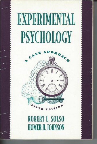 9780065011425: Experimental Psychology